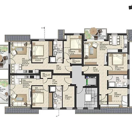 Haus Muschelsucher, Birkenstrasse 7a, App 4 * Zingst